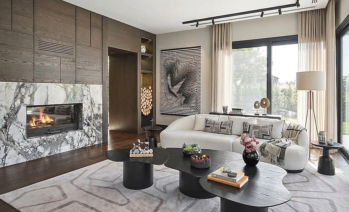 Dekortaş Şömine özel üretimi, lüks ve minimalist tasarımlara sahip modern şömine modelleri.